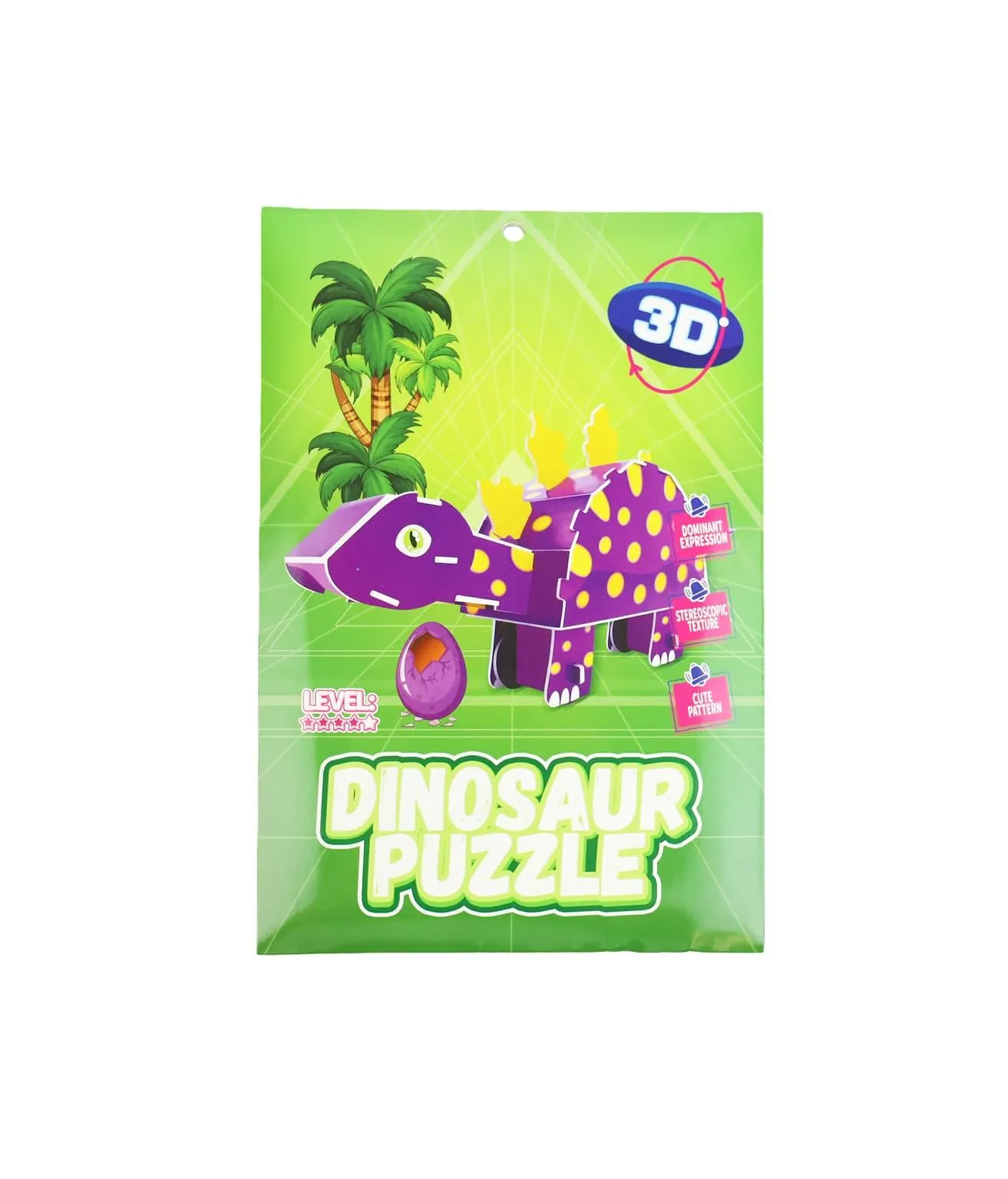 Dinosaur 3D Visual Puzzle Assorted
