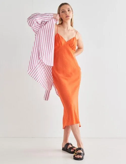 Mineral Everyday Slip Dress, Nectarine