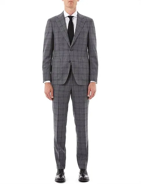 LEIGHTON SUIT - GREY CHECK