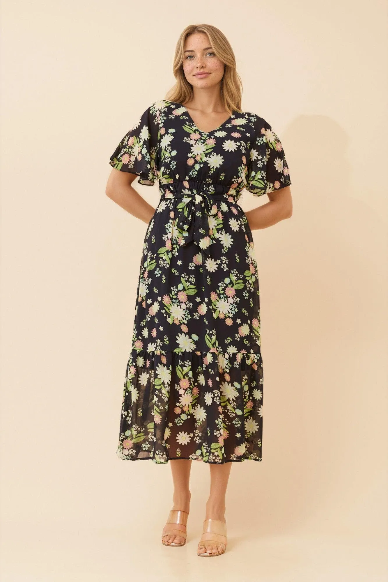 ZURIELLE FLORAL MAXI DRESS