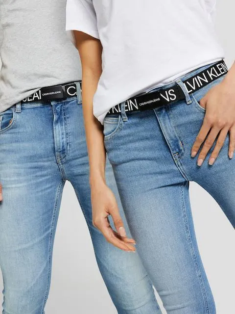 Calvin Klein Kids Unisex Canvas Logo Belt