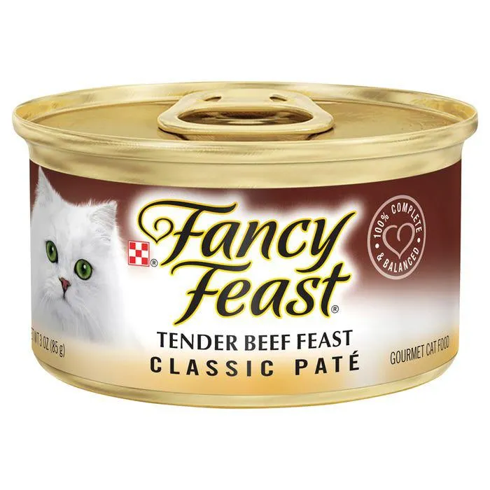 Fancy Feast Classic Tender Beef Feast Cat Food 85g