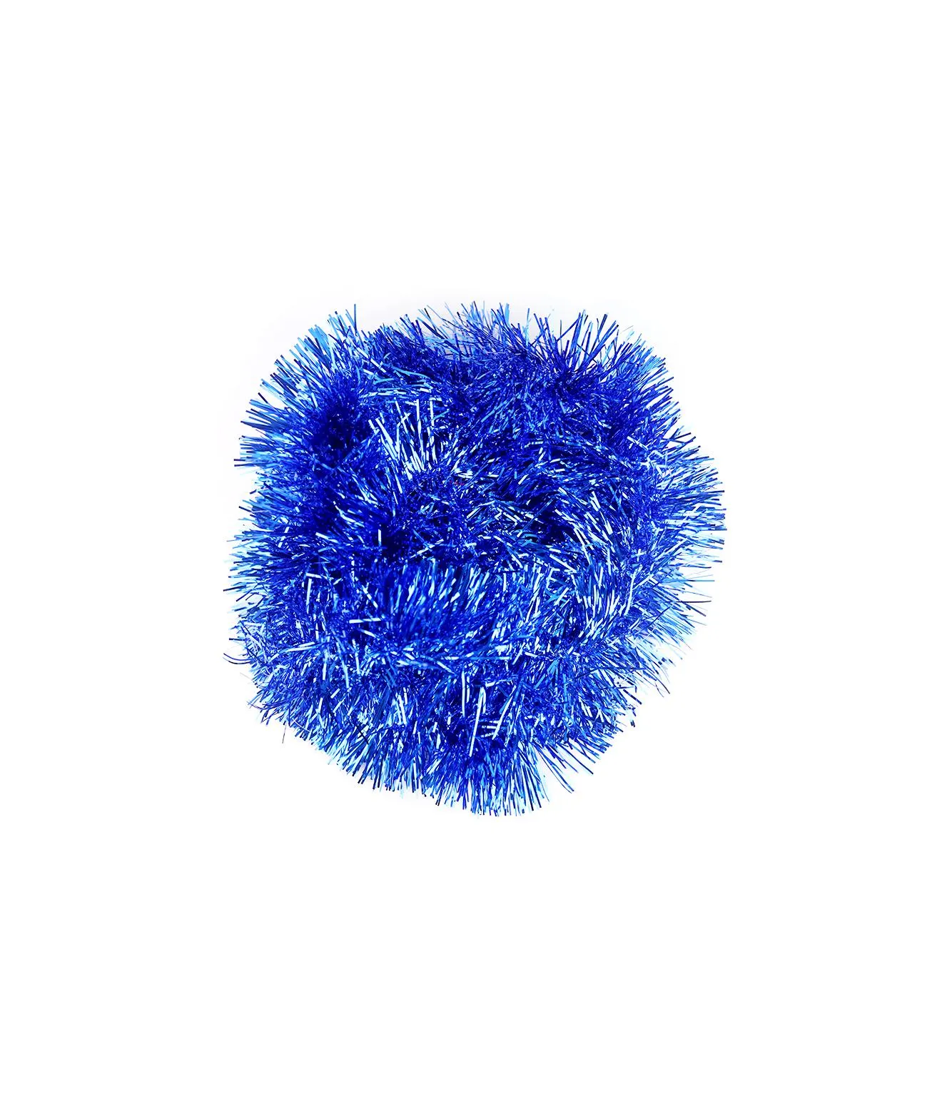 Blue Christmas Tinsel 2m