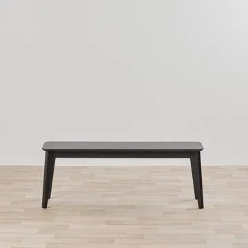 Whitby Bench - Black - 120cm