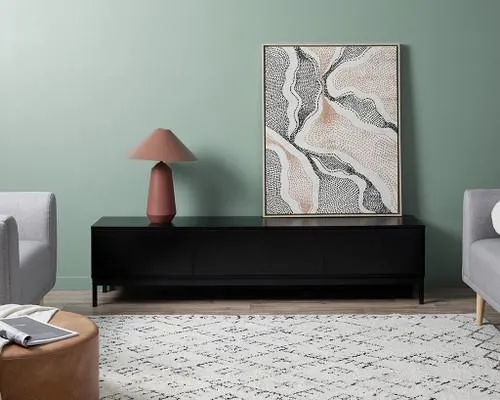 Zander Entertainment Unit - Black