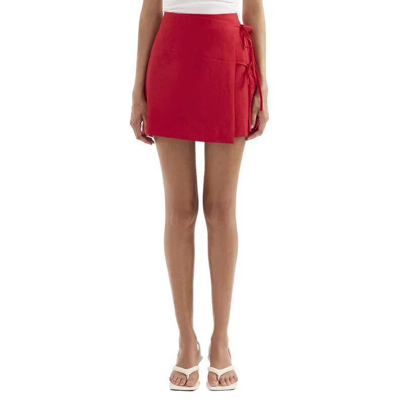 Nude Lucy Lotta Linen Mini Skirt