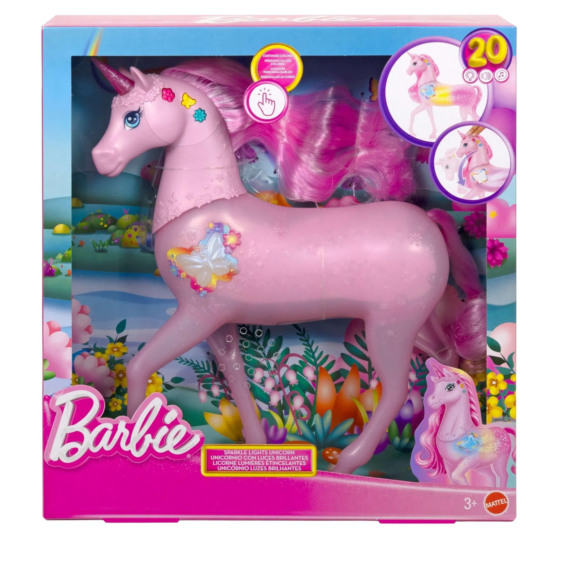 Barbie Sparkle Lights Unicorn