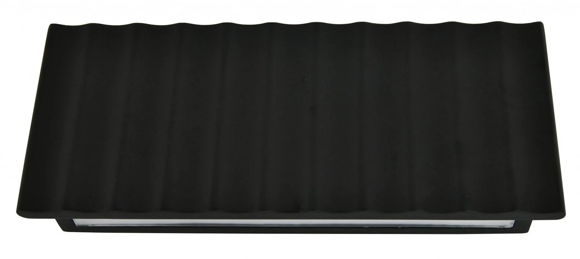 Uno LED Gypsum Wall Light Black