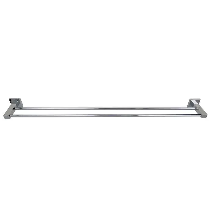 Barelli Piazza 900mm Chrome Double Towel Rail