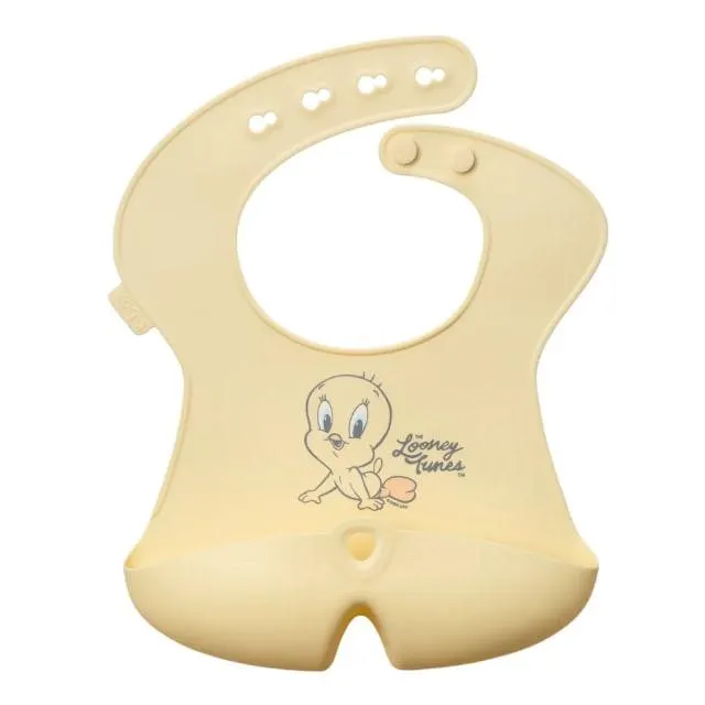 B.BOX Looney Tunes Silicone Bib - Tweety