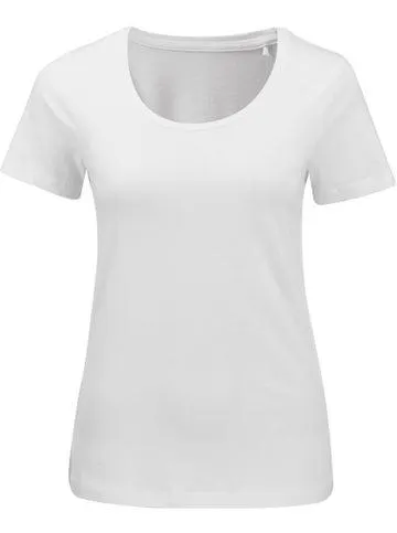Women's Favourites Scoop Neck Cotton T-shirt in White