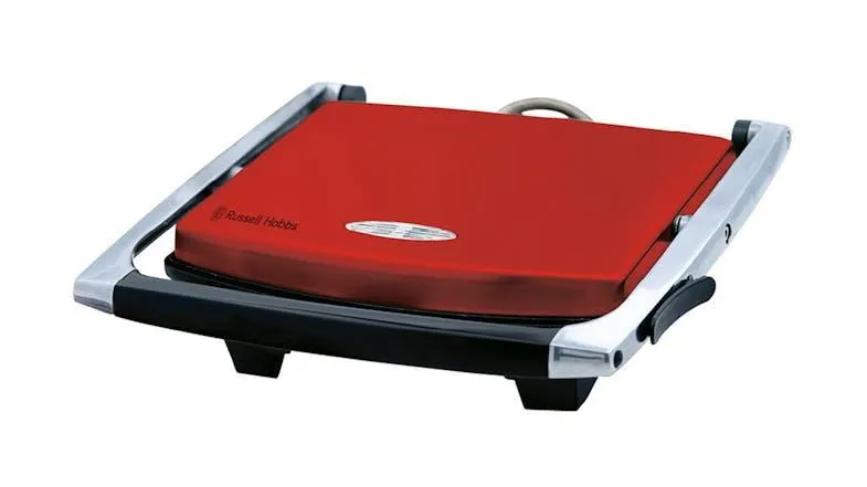 Russell Hobbs 4 Slice Sandwich Press - Red (RHSP801RED)