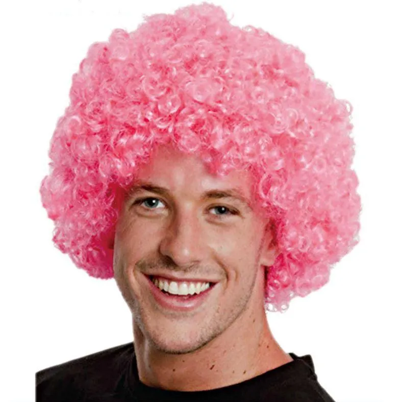 Afro Wig Pink