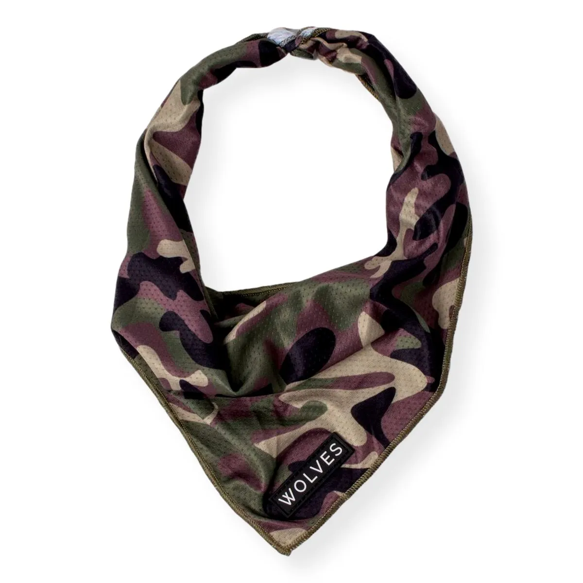 Wolves of Wellington Dog Mesh Bandana Camo Small