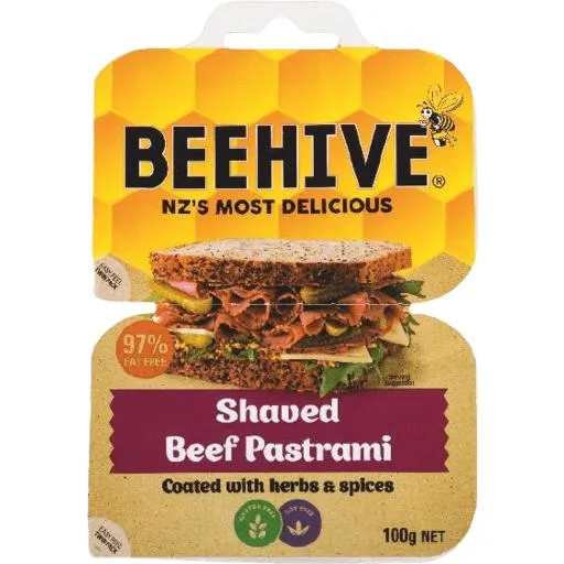 Beehive Beef Pastrami Shaved