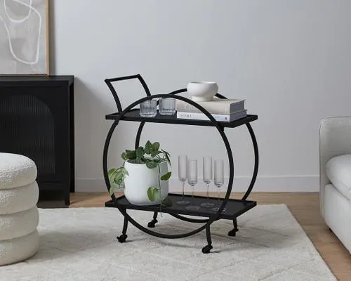 Alice Bar Cart - Black