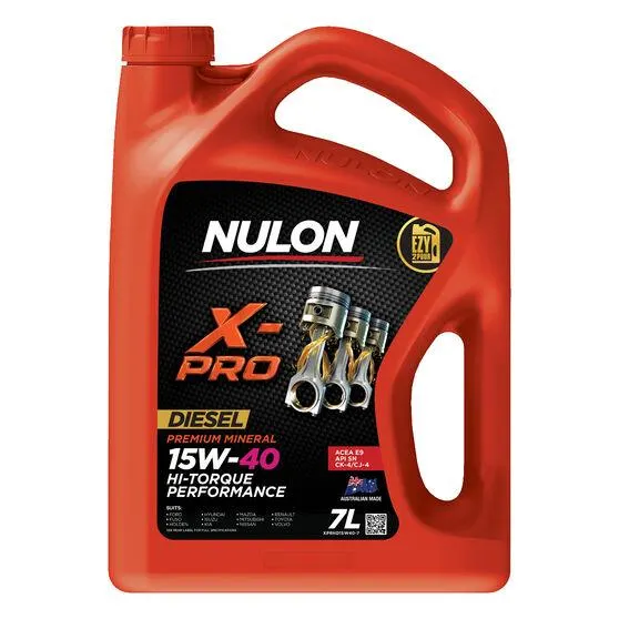 Nulon Mineral X-Pro Hi-Torque Engine Oil 15W-40 7 Litre
