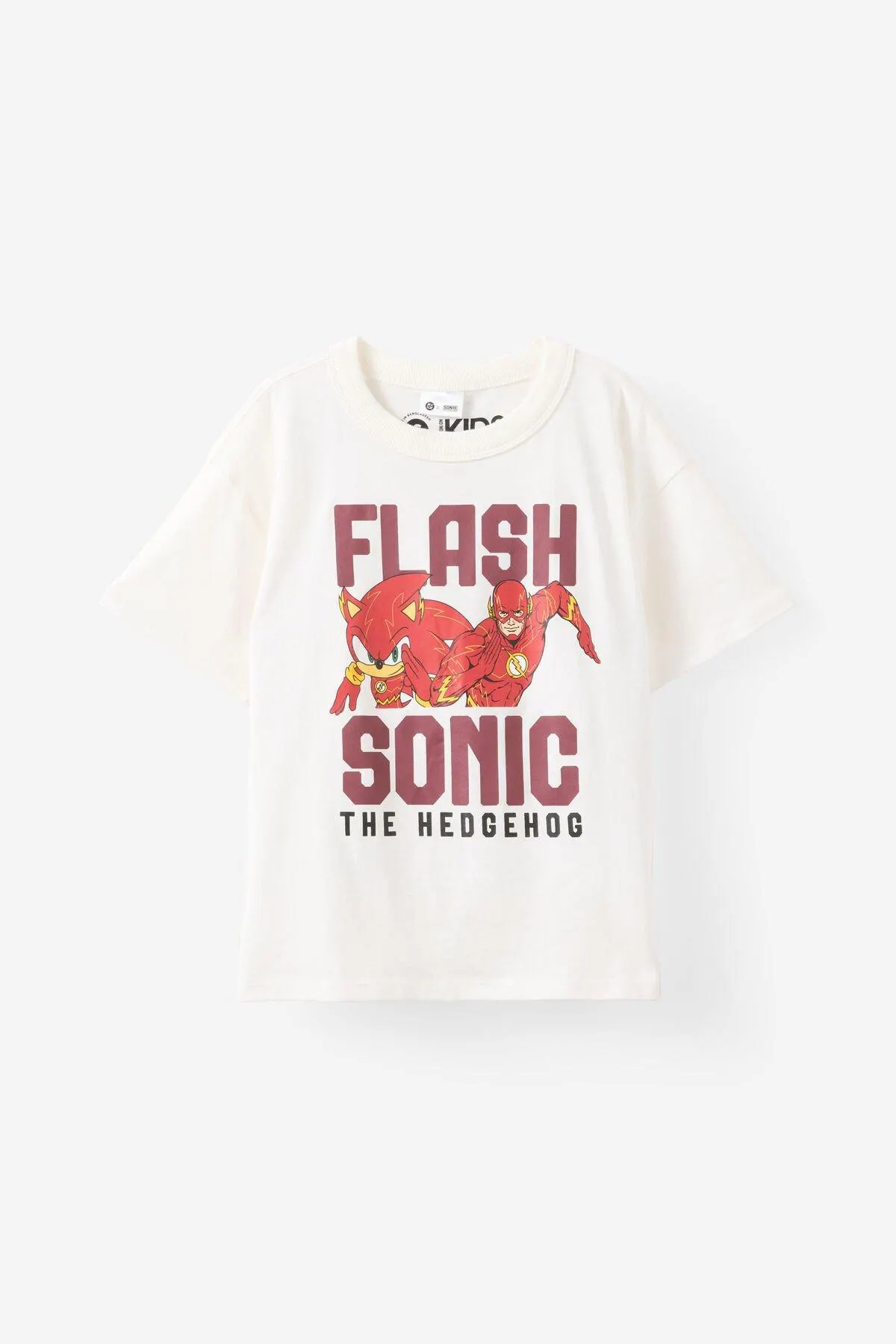 Sonic x DC Comics Drop Shoulder Short Sleeve Tee