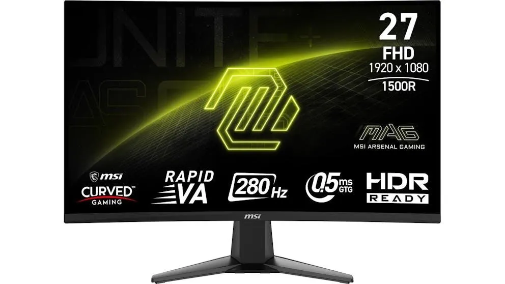 MSI MAG 276CXF 27-inch FHD 280Hz Curved Gaming Monitor