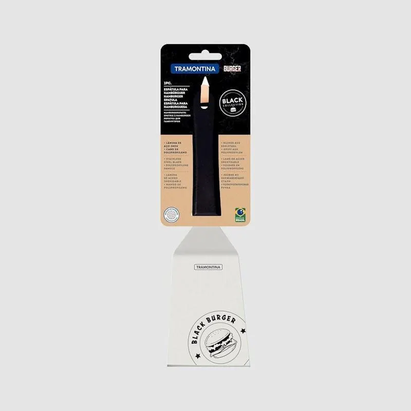Tramontina Churrasco Hamburger Spatula 6 inch Black