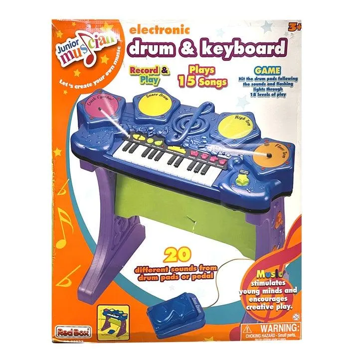 Red Box Junior Musician Electronic Drum & Keyboard