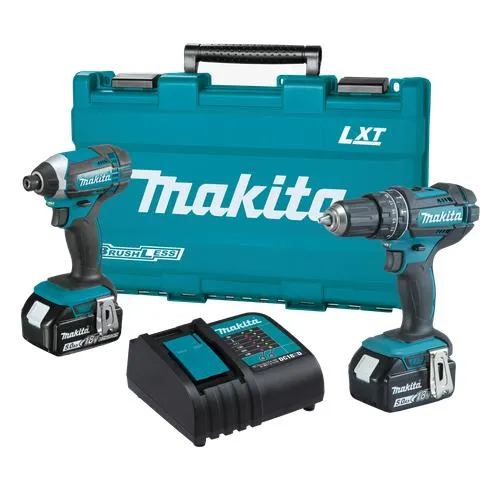 Makita LXT Cordless Impact Driver & Hammer Drill Driver 18V 5Ah