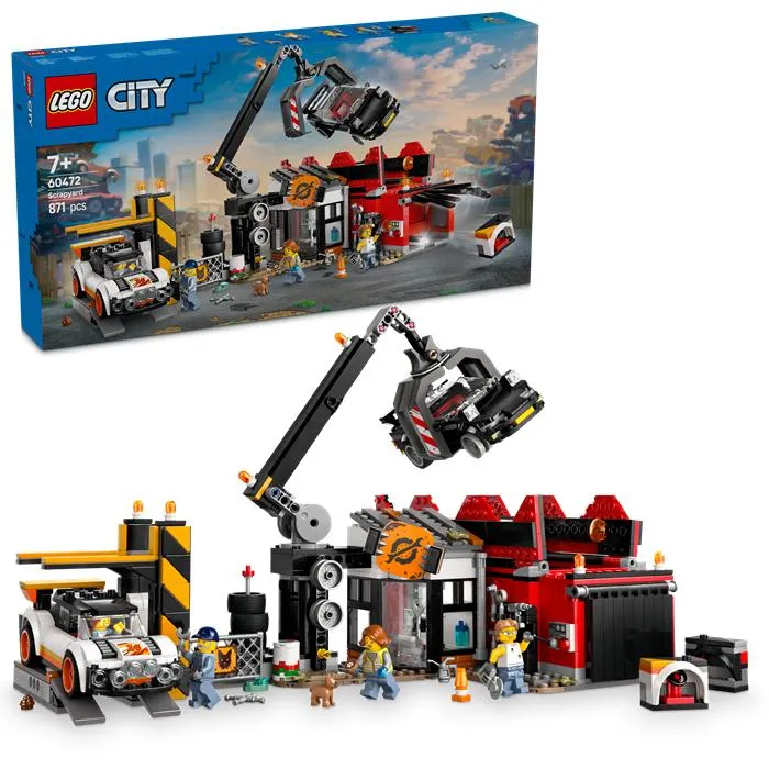 LEGO 60472 City Scrapyard with Cars