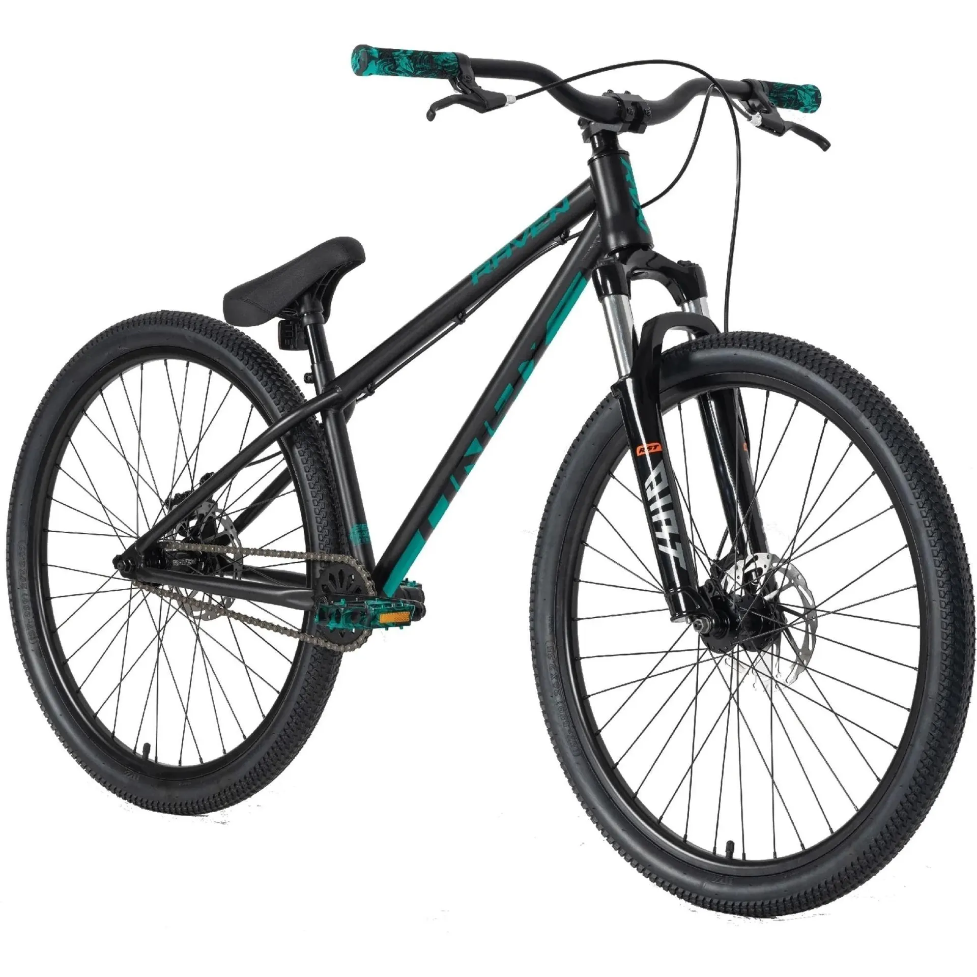 Raven Onyx 26'' Dirt Jumper Bike Matte Black