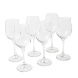 Stevens White Wine Glasses, Set of 6, 350ml