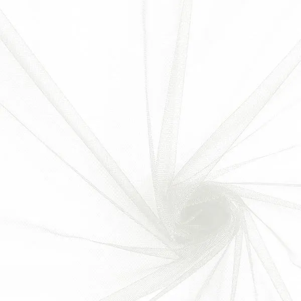 Tulle Fabric, White- Width 150cm