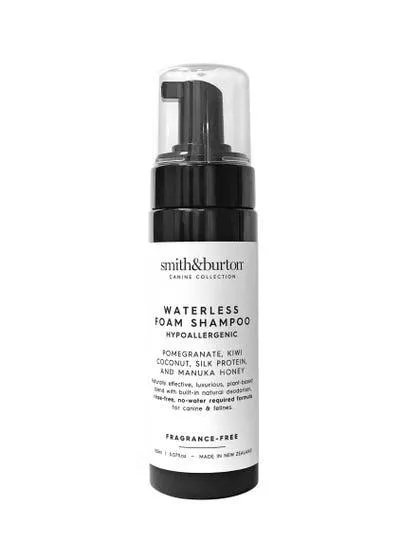 Smithandburton Dog Waterless Foam Shampoo Hypoallergenic 150ml