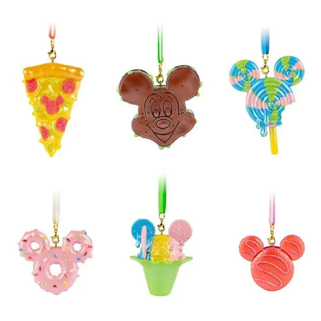 Disney Eats 6 Piece Ornament Set