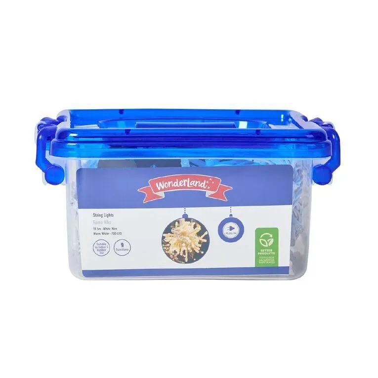 Wonderland Plug-in Christmas String Lights Warm White 19.5m
