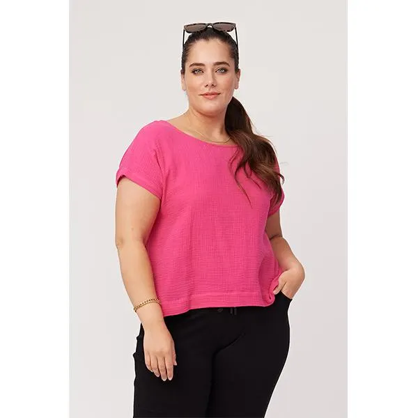 Melani Top Cerise