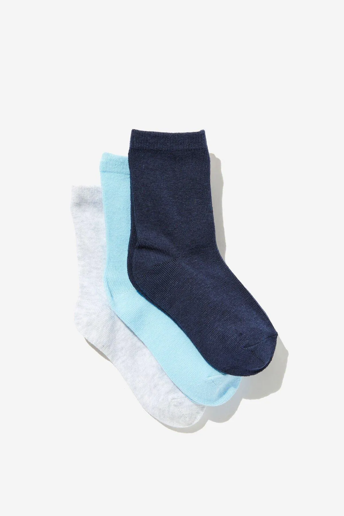Kids 3Pk Crew Socks