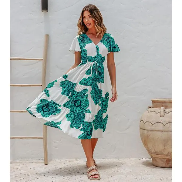 Magnolia Dress Teal