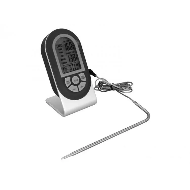 Digital Meat Thermometer - 15cm Stainless Steel Probe