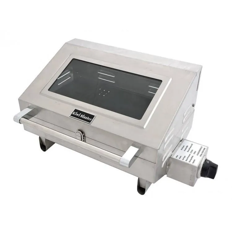 Marine Grade Hooded BBQ & Window, Stainless Steel Barbeque - Gas Barbecue Grill