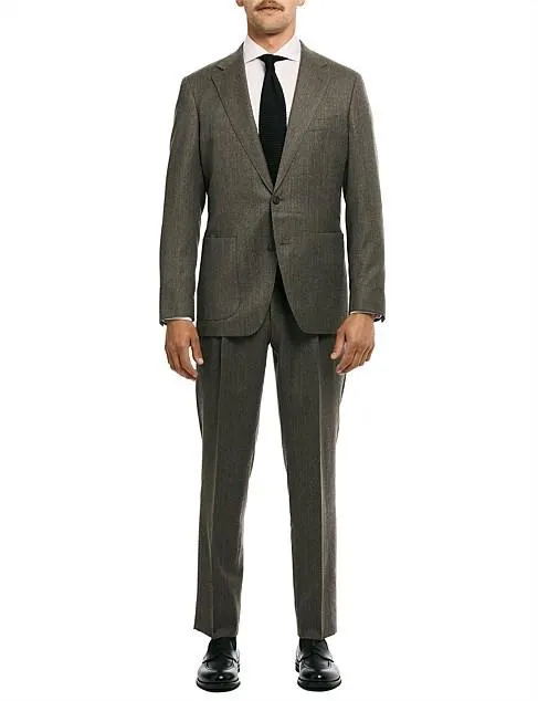 PATCH - CAMEL TAILORED FIT SUIT
