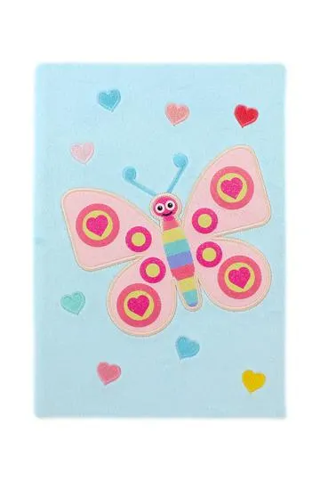 Jotz Rainbow A5 Fluffy Butterfly Notebook