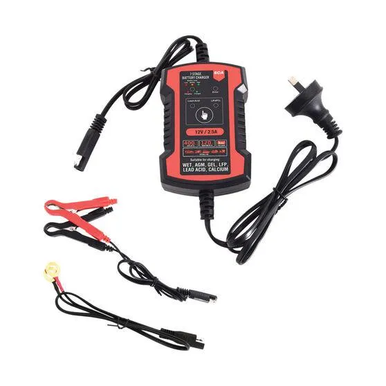 SCA 12V 2.5 Amp Battery Charger