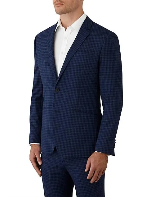 SMALL CHECK SLIM JACKET