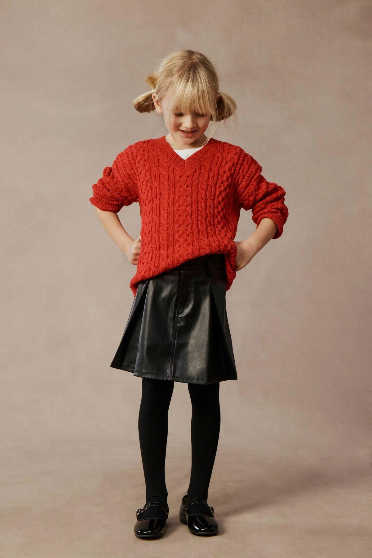 Brooklyn Box Pleat Skirt