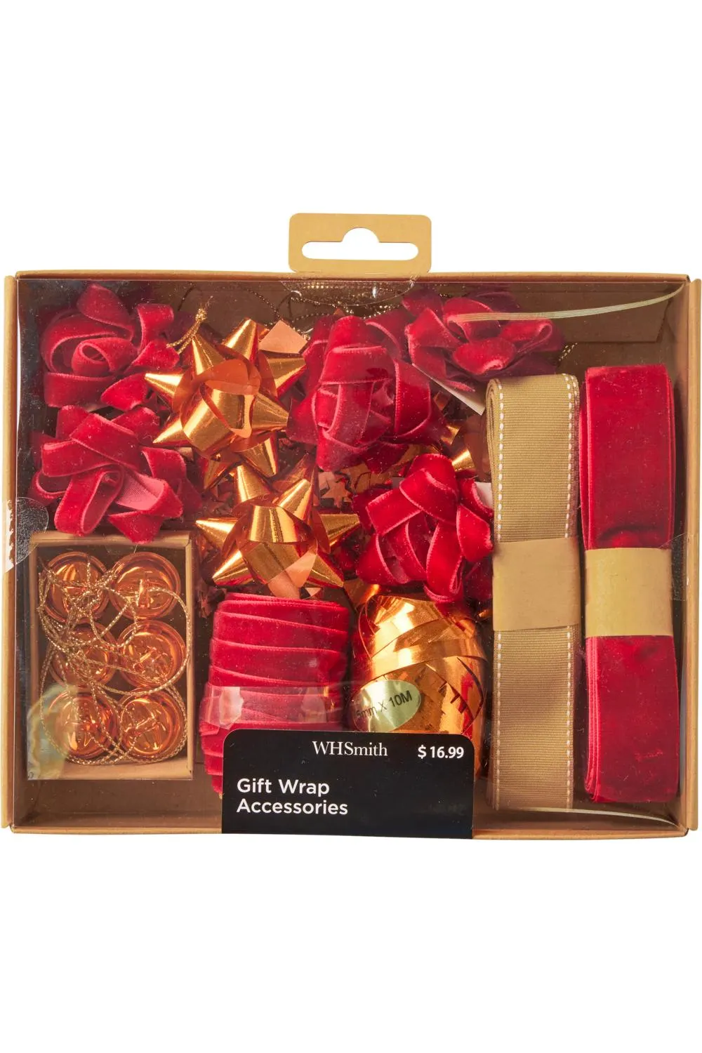 WHSmith Christmas Accessories Dark Red and Copper Pack of 30