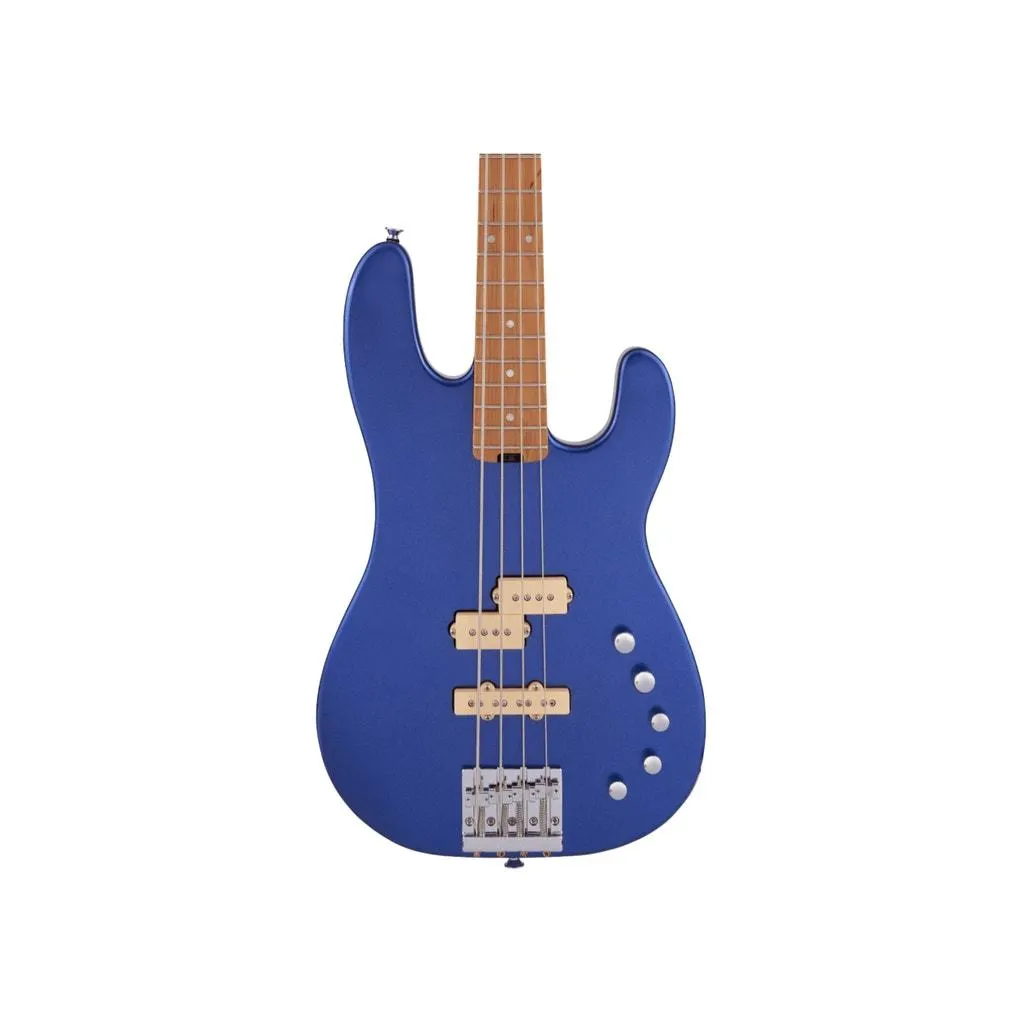 CHARVEL PRO-MOD SAN DIMAS® PJ IV - MYSTIC BLUE - 4 STRING BASS - CARAMALIZED MAPLE NECK