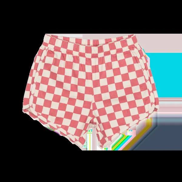 Rock Your Kid Pink Check Shorts