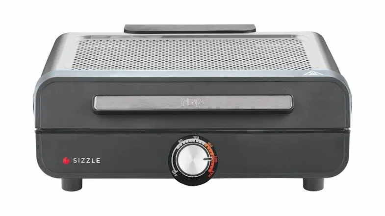Ninja Sizzle Indoor Grill & Griddle - Grey/Stainless Steel (GR101)