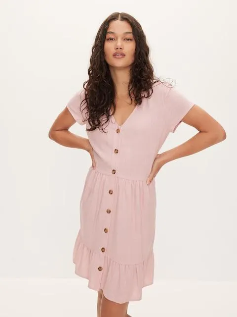 Linen Blend Sorrento Skater Dress