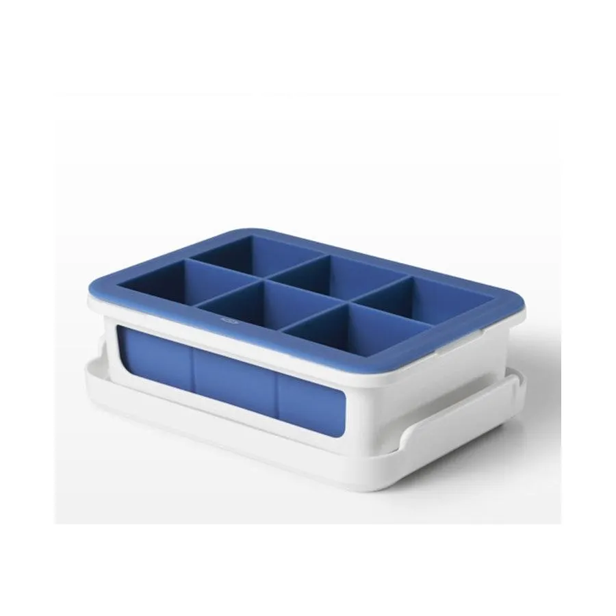 OXO Good Grips Large Covered Ice Cube Tray Blue
