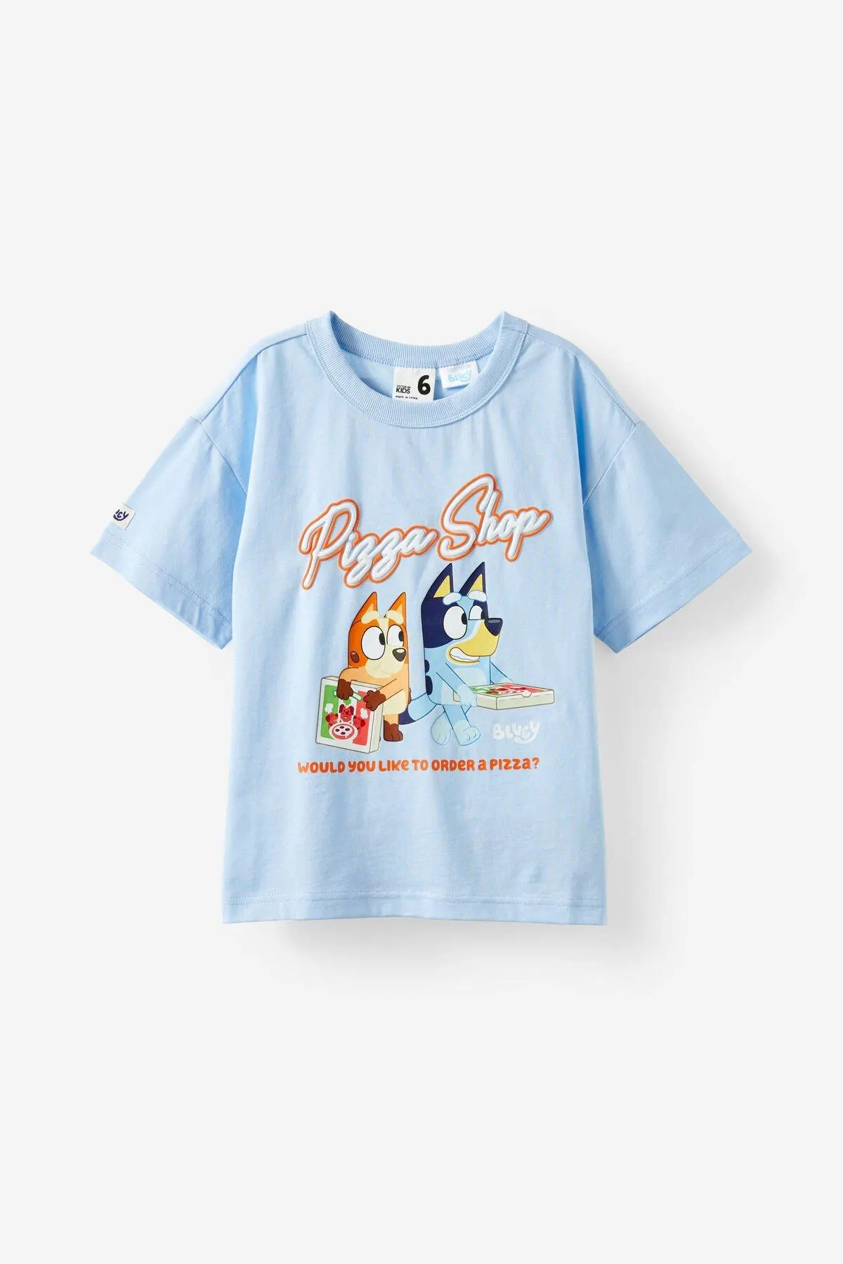 Bluey Drop Shoulder Short Sleeve Tee